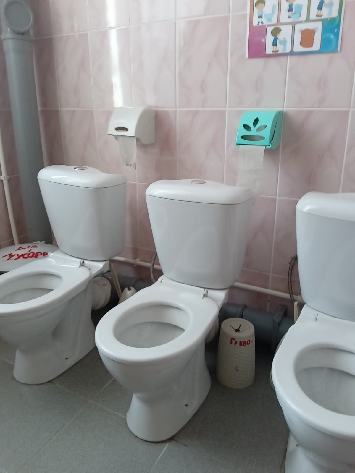 санитарно гигиеническое состояние туалетной комнаты